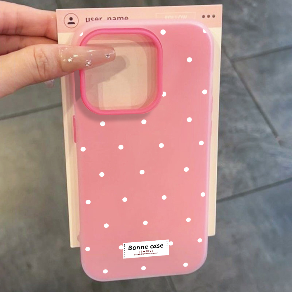 Samsung Galaxy A55 - Französische Polka-Dot INS Hülle für Samsung