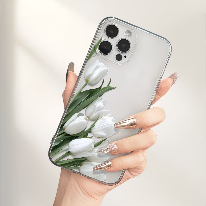 Apple Iphone 15 Pro Max - Tulpen-Bedruckte Handyhülle für iPhone 13 11