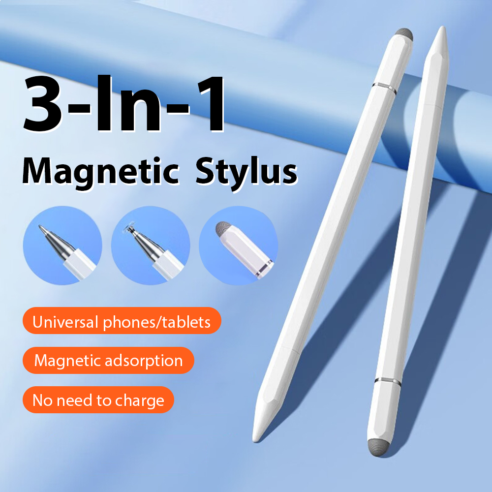 Tablet Accessories Kids - 3-in-1 magnetischer Universal-Stylus-Stift für Android IOS,
