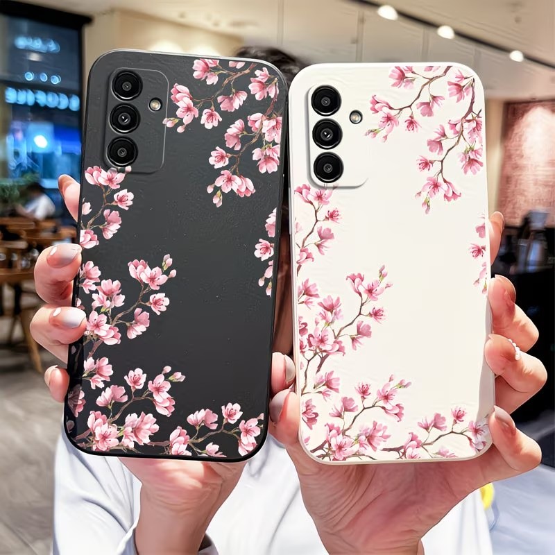 Samsung Galaxy A55 - Rosa Kirschblütenzweig-Druck Handyhülle für Samsung Galaxy