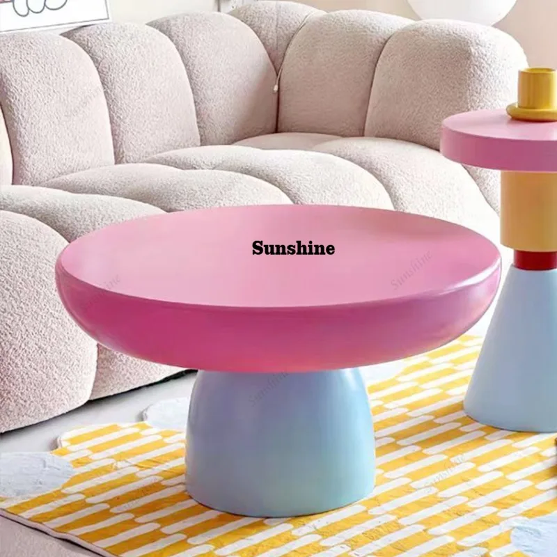 Unique Table Accessories - Stehender runder Couchtisch, Mini-Sweet-Accessoires, Wohnzimmer-Couchtisch, einzigartiger