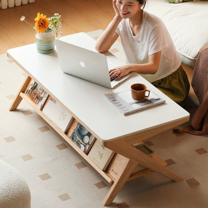 Unique Table Accessories - Rechteckige Couchtische aus Holz, minimalistischer Stauraum,