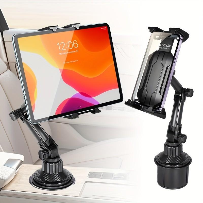 Tablet Accessories Must Have - Getränkehalter-Tablet-Halterung & Handyhalterung fürs Auto, Auto-Halterung
