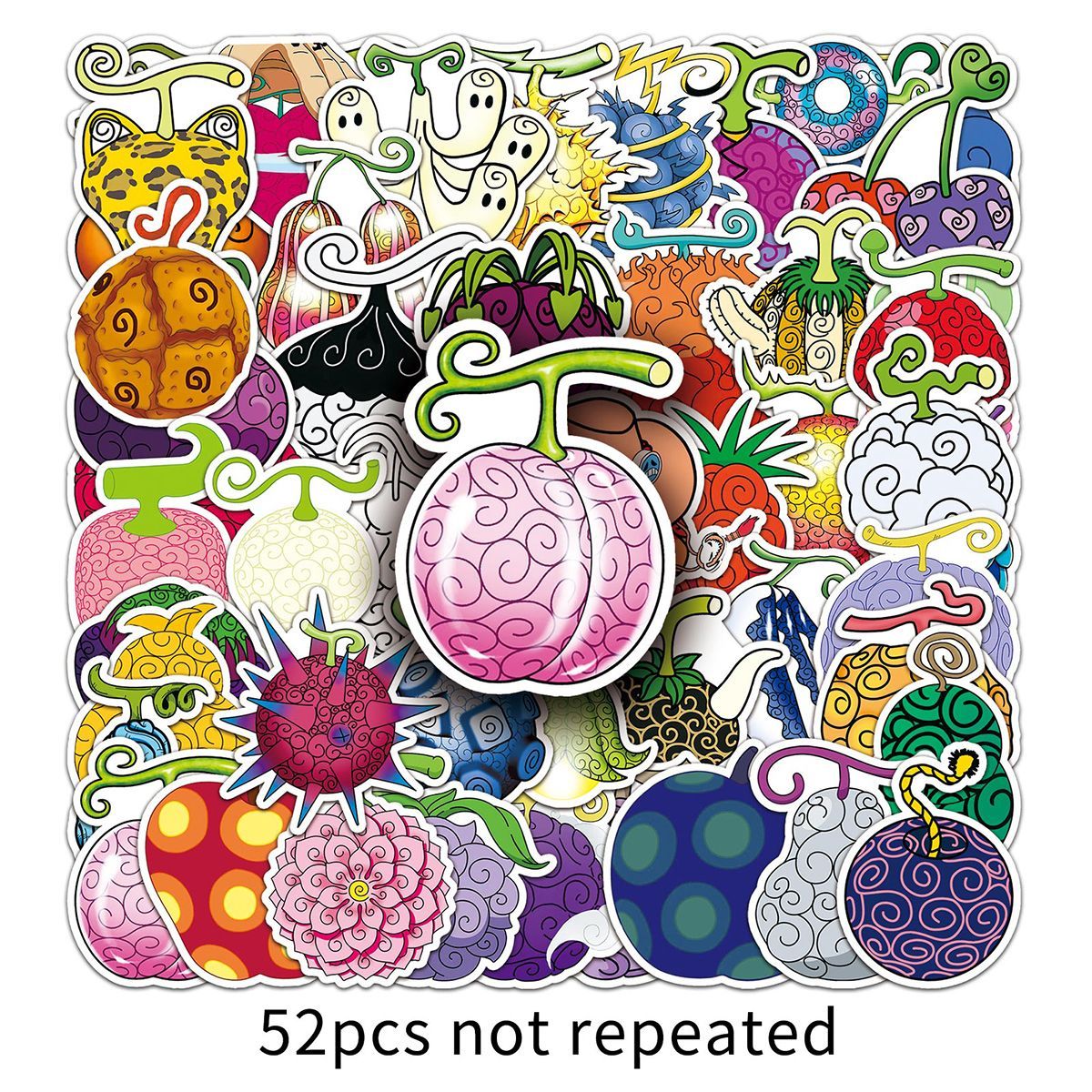 Fire Tablet Accessories - 52 Stück One Piece Anime Teufelsfrucht