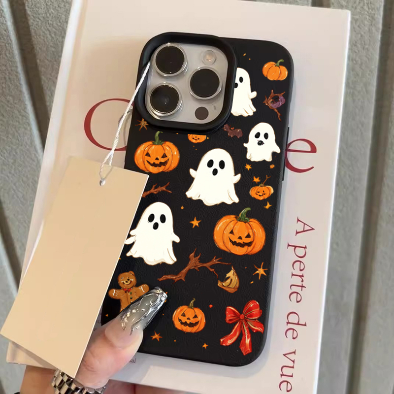 Samsung Galaxy A55 - Niedliche Halloween-Kürbis-Geister-Handyhülle für Samsung Galaxy S25