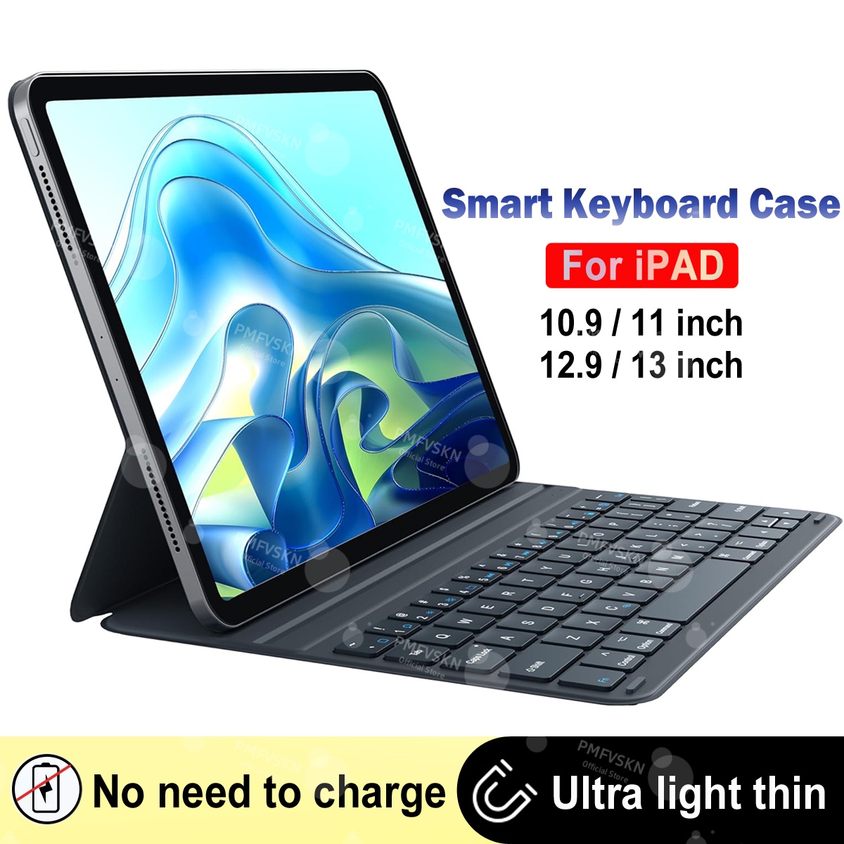 Tablet Keyboard Case - Ultraleichte Smart-Tastatur-Foliohülle für iPad Air 11