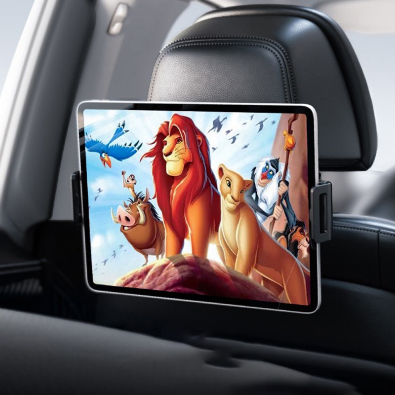 Tablet Accessories Must Have - 360-Grad-Drehbare Auto-Kopfstützen-Tablethalterung Tragbarer iPad-Ständer Auto-Rücksitz-Kissenhalterung für
