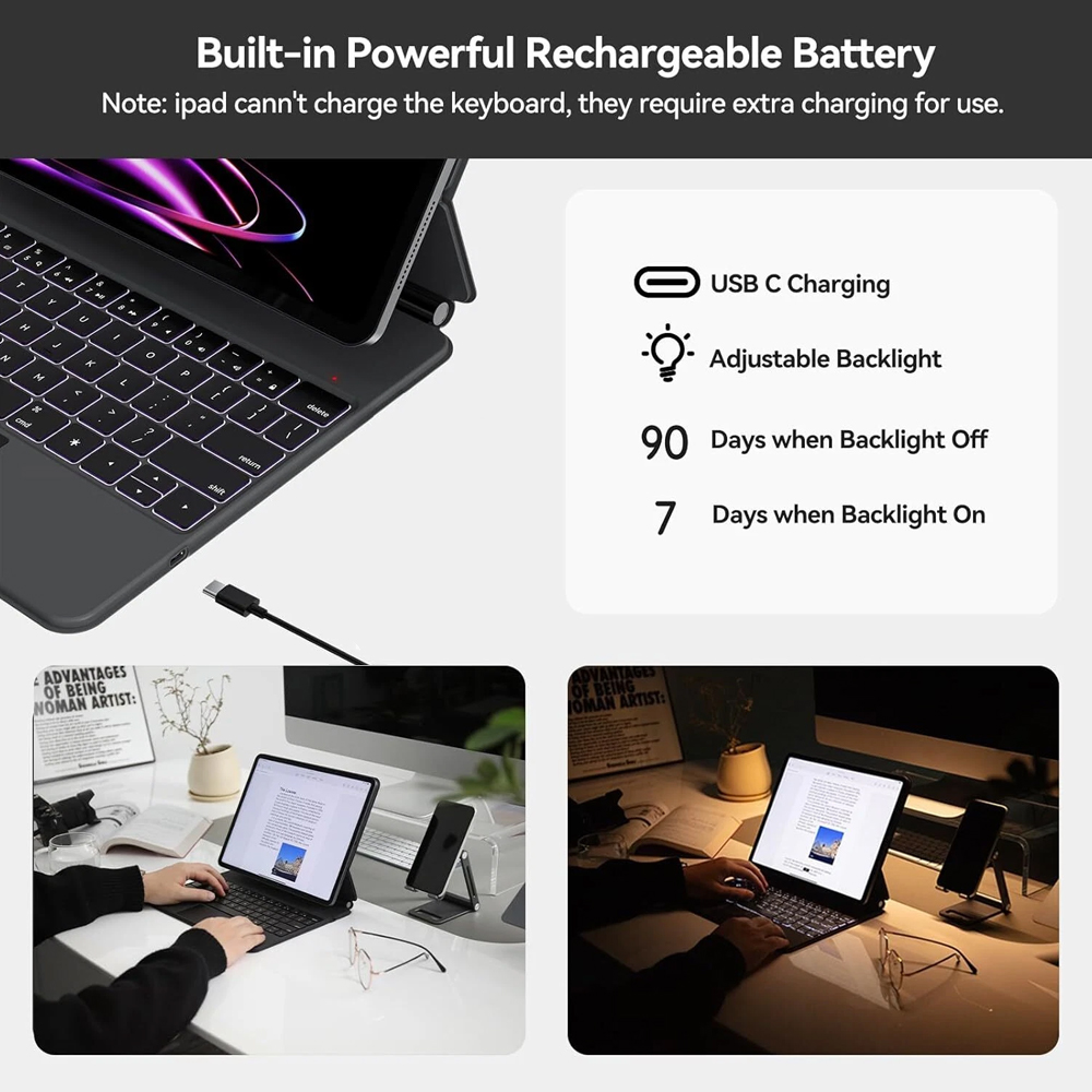 Bluetooth Magic Keyboard Hülle – Tablet Keyboard Case Bewertung und Preis